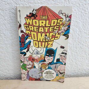 Vintage 1978 The World's Greatest Comics Quiz Paperback Book by Jerry Robinson